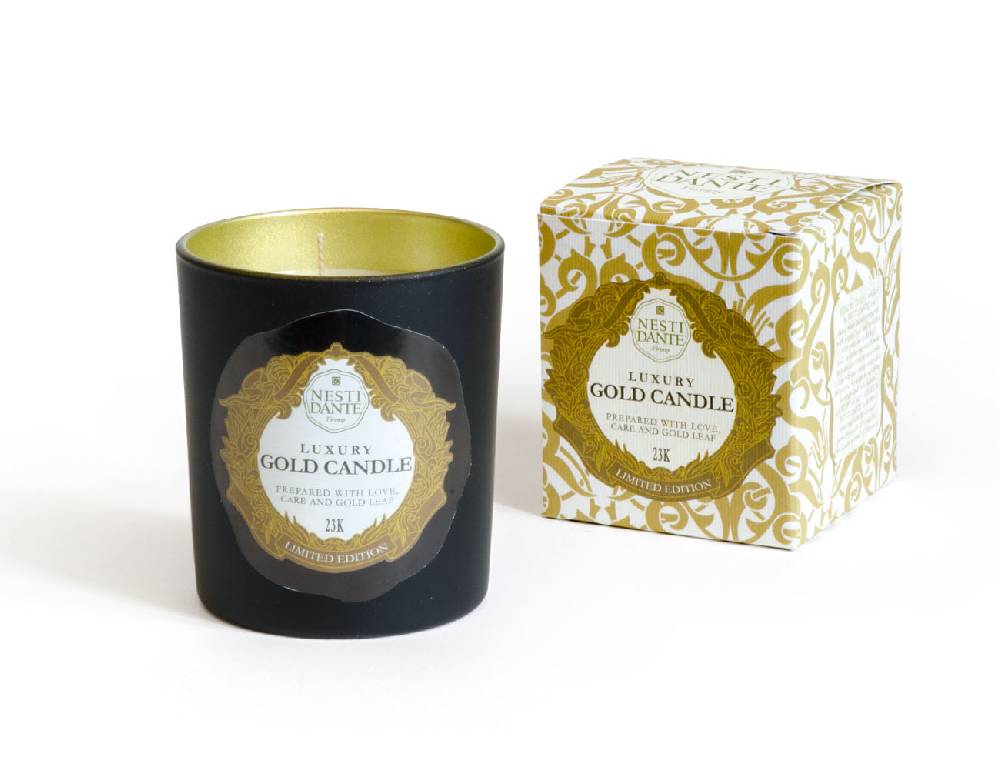 Nesti Dante Luxury Gold Candle Sottocosto