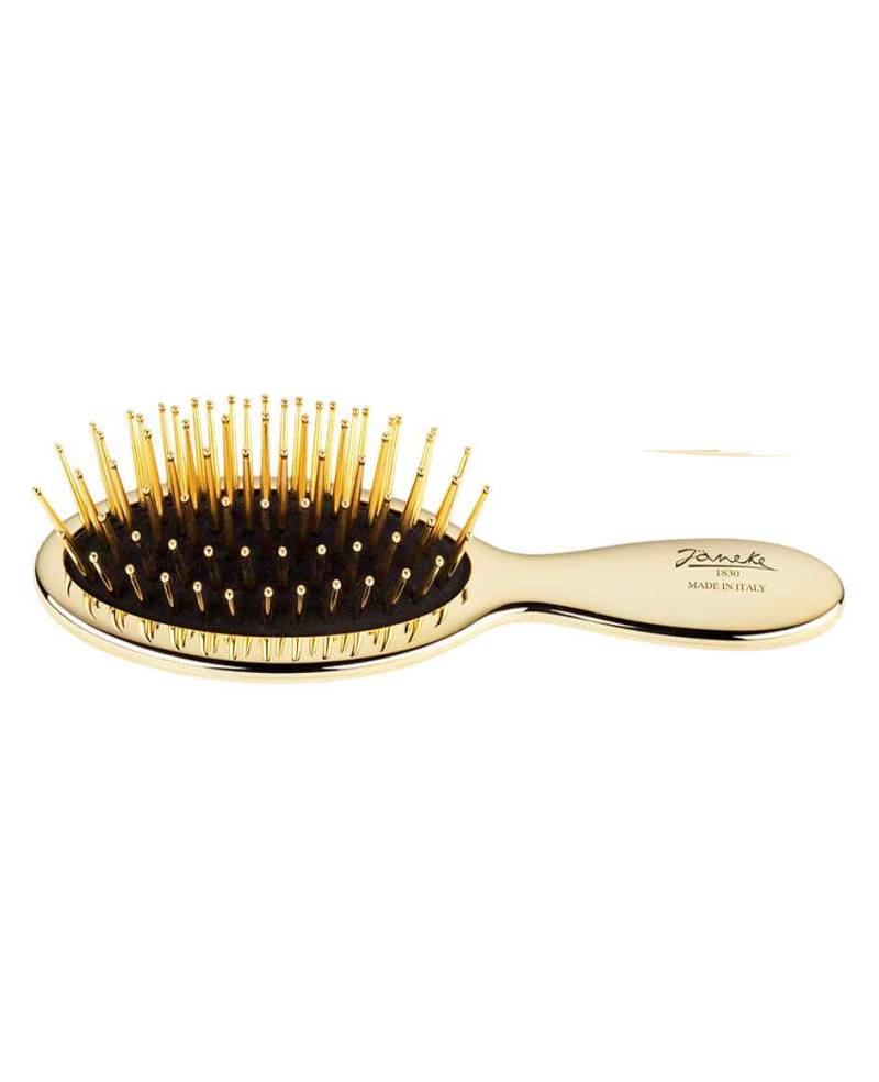 Janeke Spazzola baby dorata, pneumatica, con picchi dorati  - cod. AUSP24 G Spedizione Gratuita