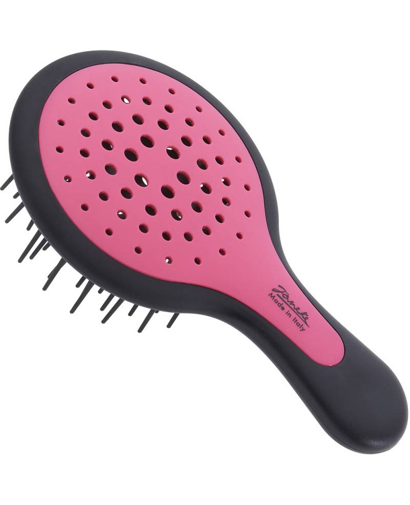 Janeke Mini Superbrush Rosa e manico Nero - 71SP220NER RSA Prezzo Ridotto