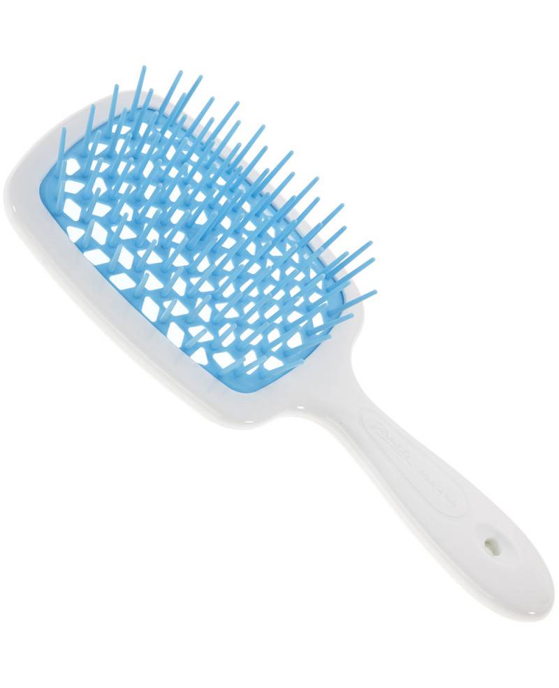 Janeke Spazzola Superbrush colore Bianco e Turchese – SP226BIA TSE Moda