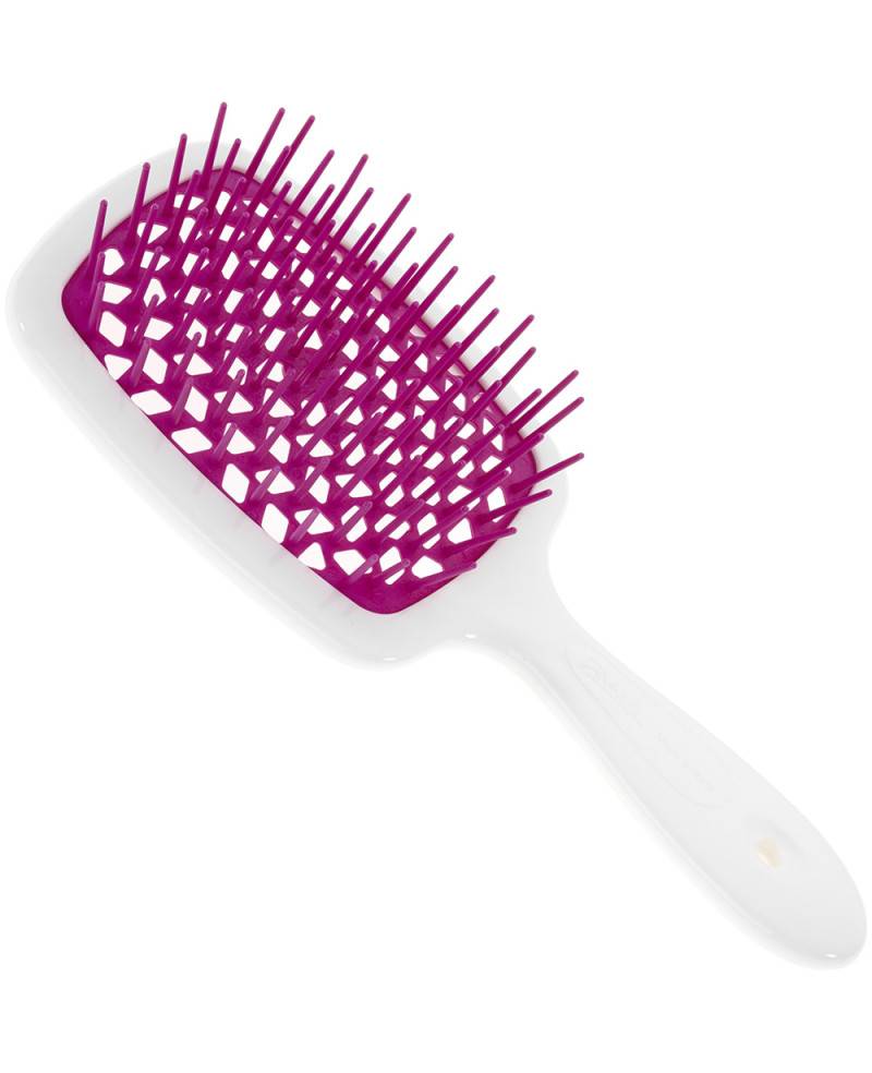 Janeke Spazzola Superbrush colore Bianco e Fuxia – SP226BIA FUX Italy