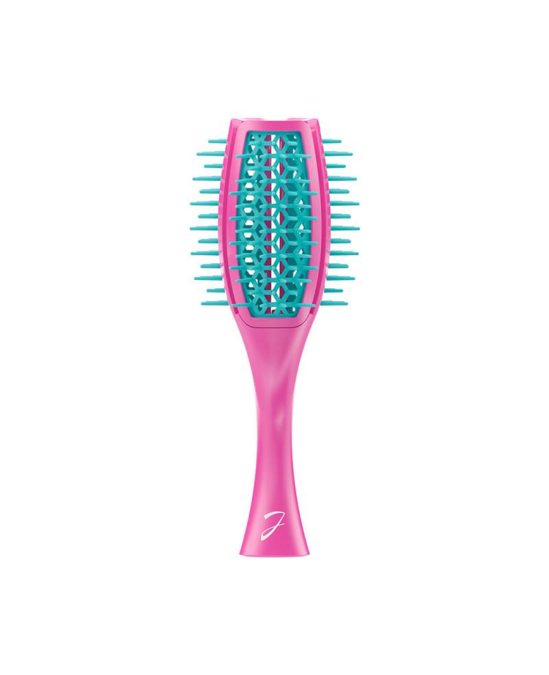Janeke Spazzola Tulip ventilata, più volume nei capelli, bicolore fucsia e turchese – cod. SP503 FT Qualità Garantita