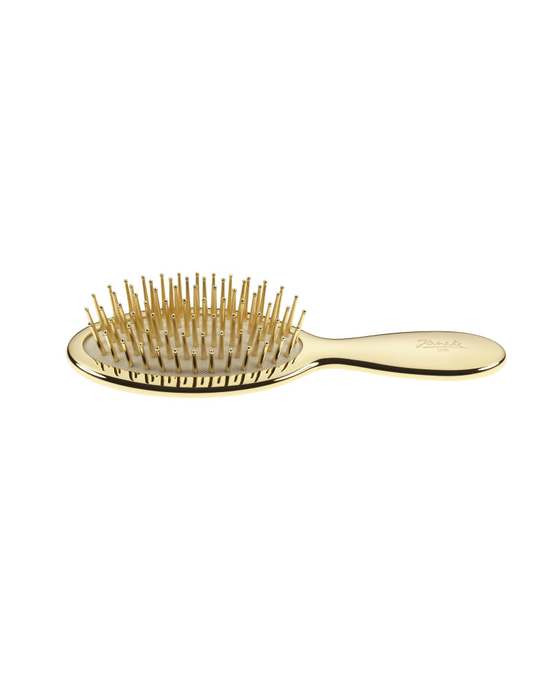 Janeke Spazzola piccola dorata pneumatica con picchi dorati -cod. AUSP21 G Presa