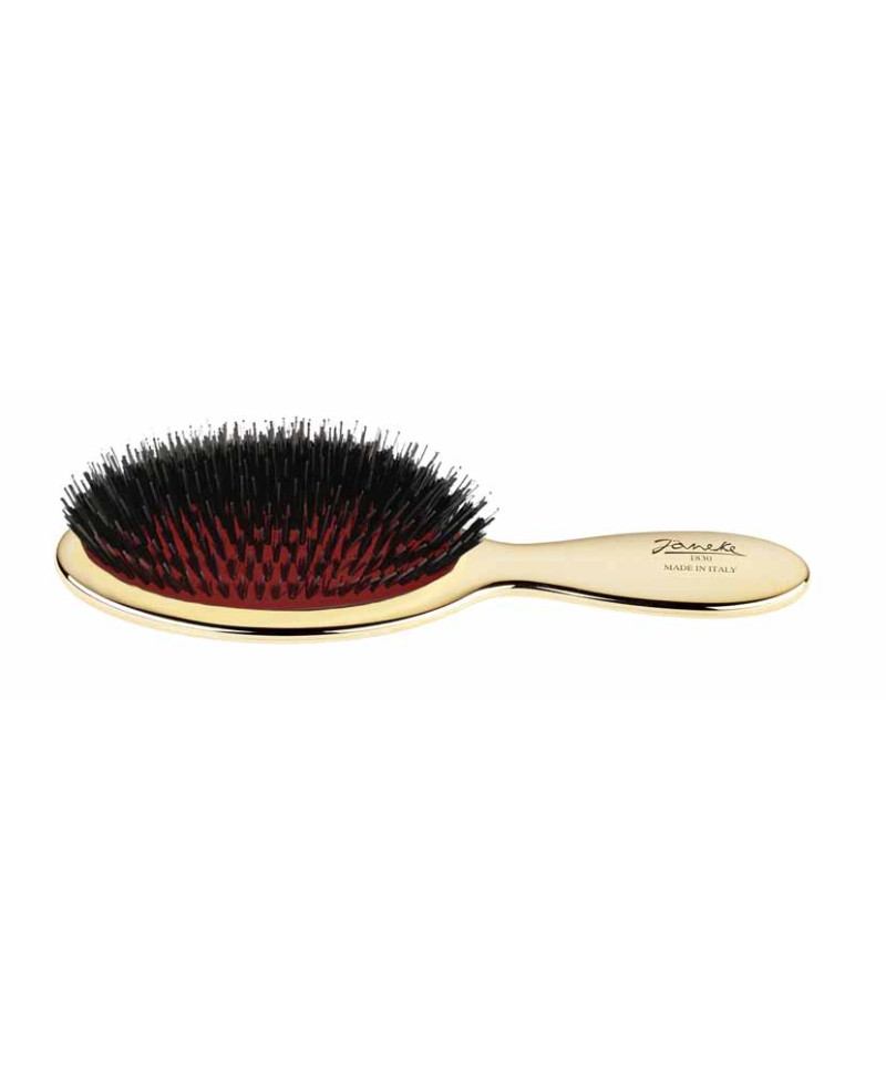 Janeke Spazzola piccola, dorata, con setole e rinforzo nylon - cod. AUSP21M Offerta
