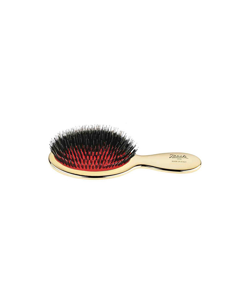 Janeke Spazzola baby, dorata, con setole e rinforzo nylon - cod. AUSP24M Economico