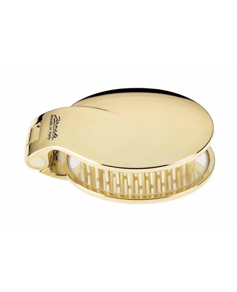Janeke Spazzola pieghevole, dorata con specchio 70x50 - cod. AUSP03 Online