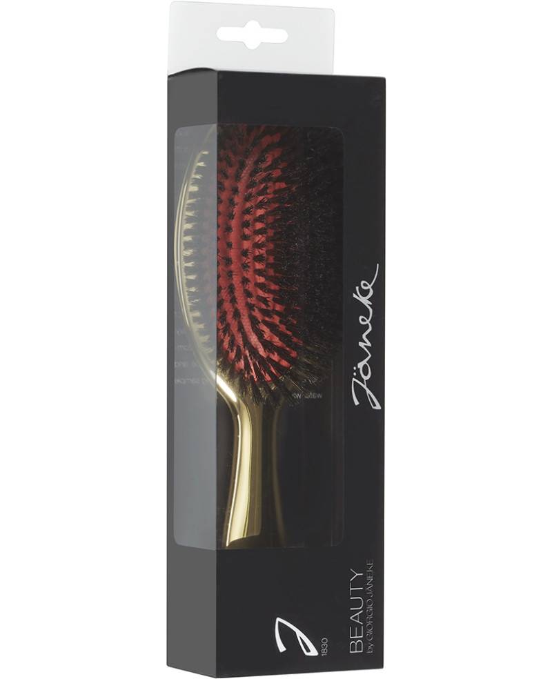 Janeke Spazzola dorata con setole e rinforzo nylon - cod. AUSP22M In Saldo
