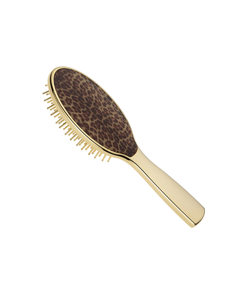 Janeke Spazzola dorata con inserto maculato - cod. AUSP232G MAC Moda