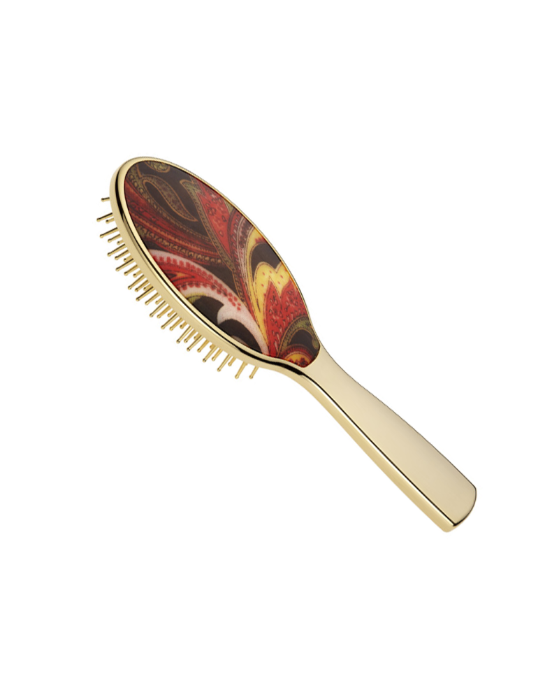 Janeke Spazzola dorata con inserto kashmir - cod. AUSP232G KAS 2025
