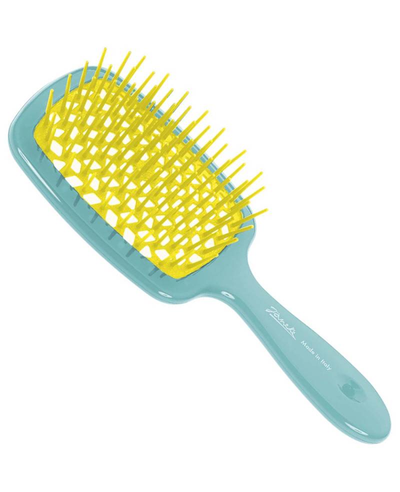 Janeke Spazzola Superbrush colore Turchese e Giallo – 86SP226 TSE Nuova