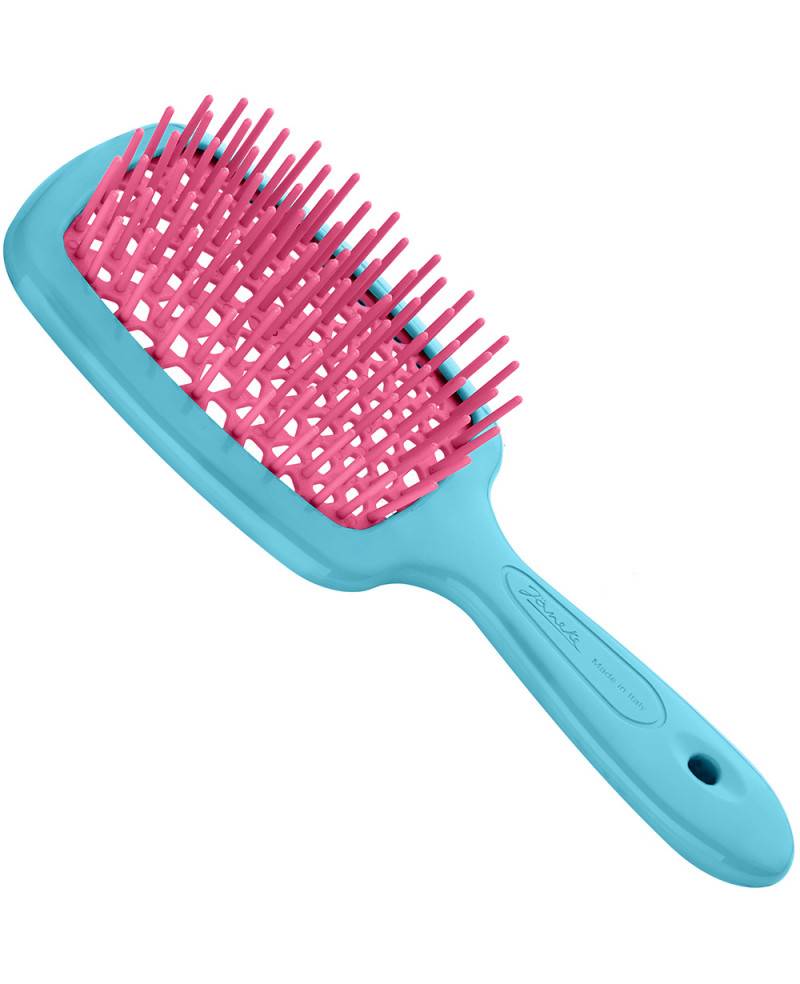 Janeke Spazzola Superbrush colore Turchese e Rosa – 86SP226 AR Italy