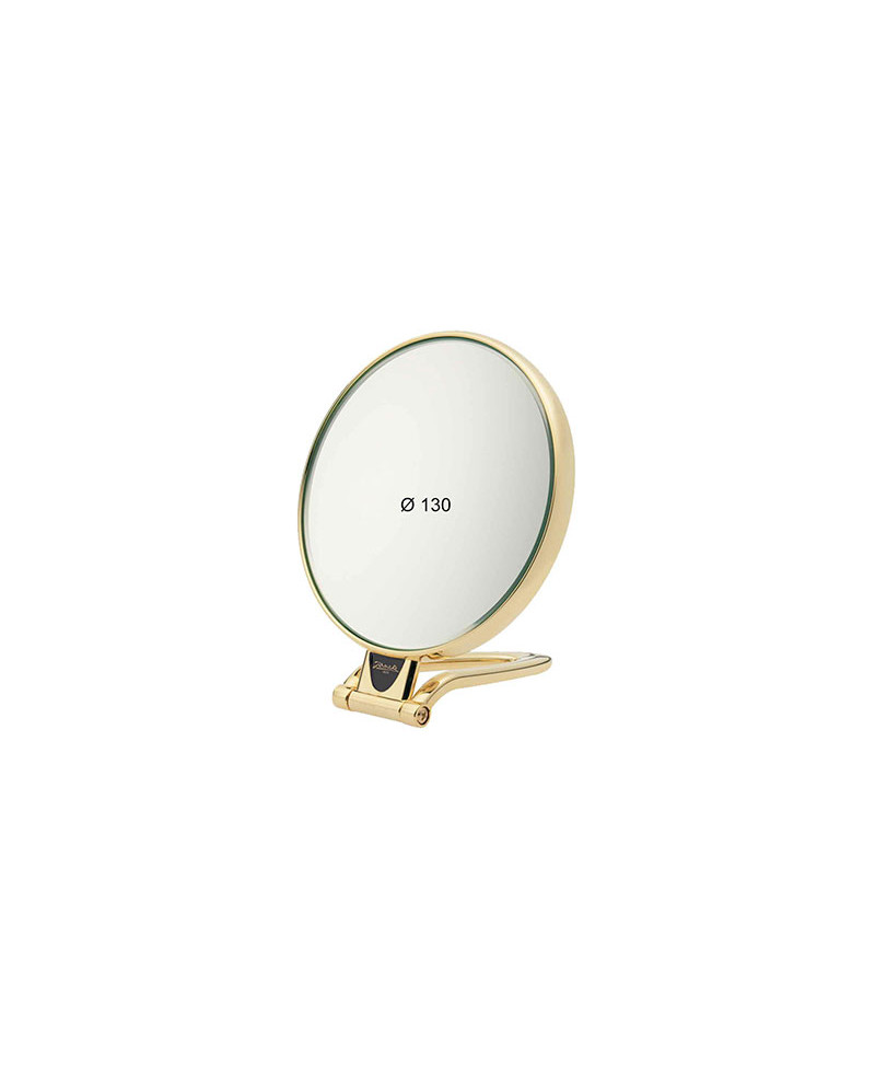 Janeke Specchio dorato da tavolo, con ingrandimento x3, diametro 13 cm - cod. AU446.3 Bestseller