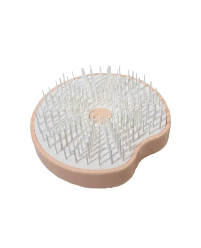 Janeke Spazzola Pomme Brush, compatta ed ergonomica con impugnatura palmare e specchio diametro 84, colore arancione - cod. 93SP228 ARA 2025