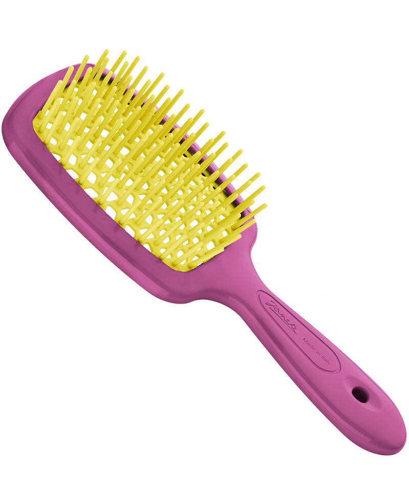 Janeke Spazzola Superbrush Small Fuxia e Giallo – Cod. 86SP234 FY In Linea
