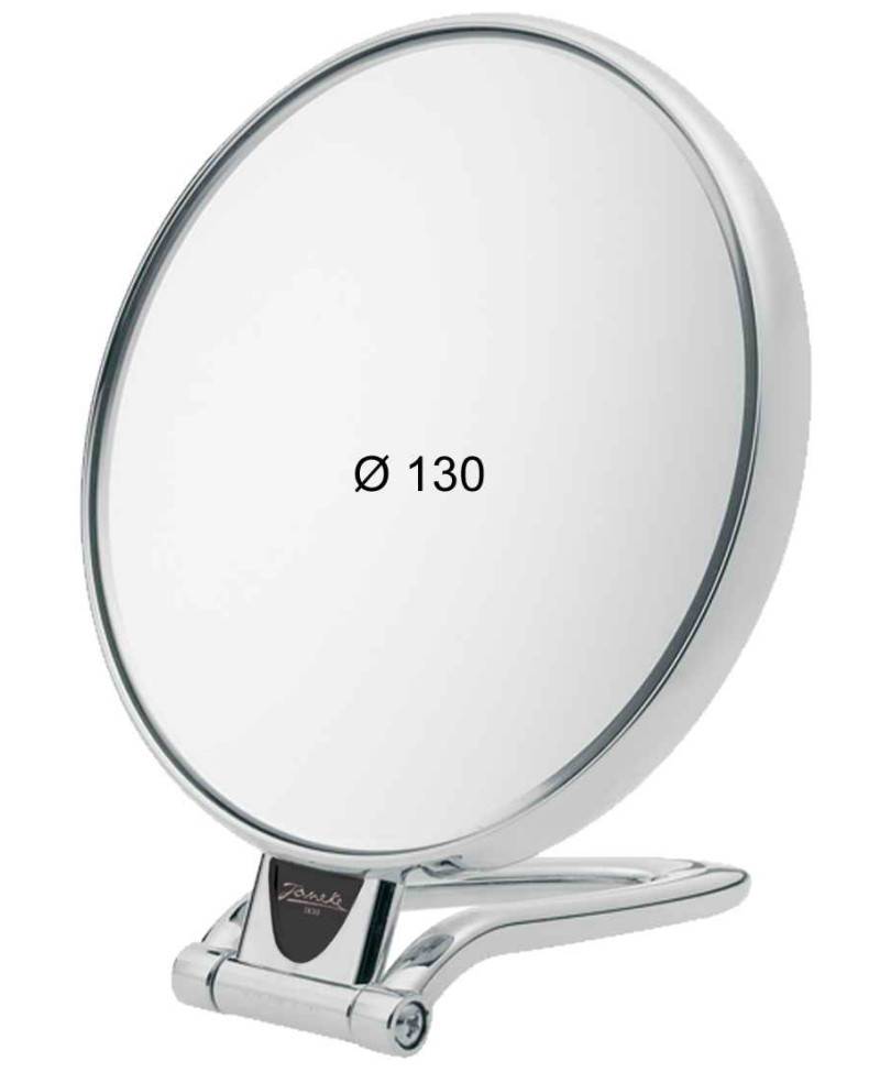 Janeke Specchio da tavolo argento, con ingrandimento x3, diametro 13 cm - cod. CR446.3 Qualità Garantita