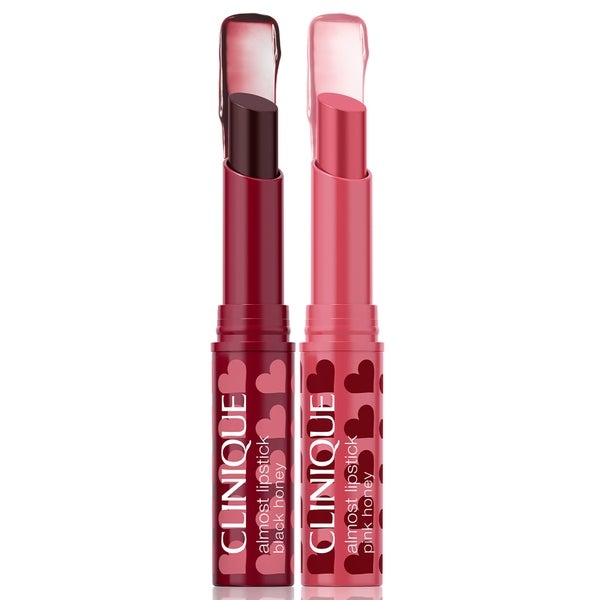 Clinique Clinique Twice As Sweet: Black Honey Lipstick Gift Set In Vendita