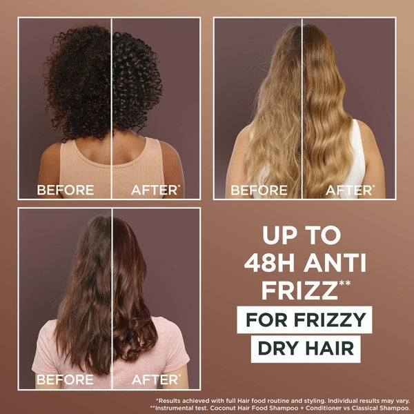 Garnier Garnier Ultimate Blends Hair Food Coconut Oil 3-in-1 Frizzy Hair Mask Treatment 390ml Consegna Veloce