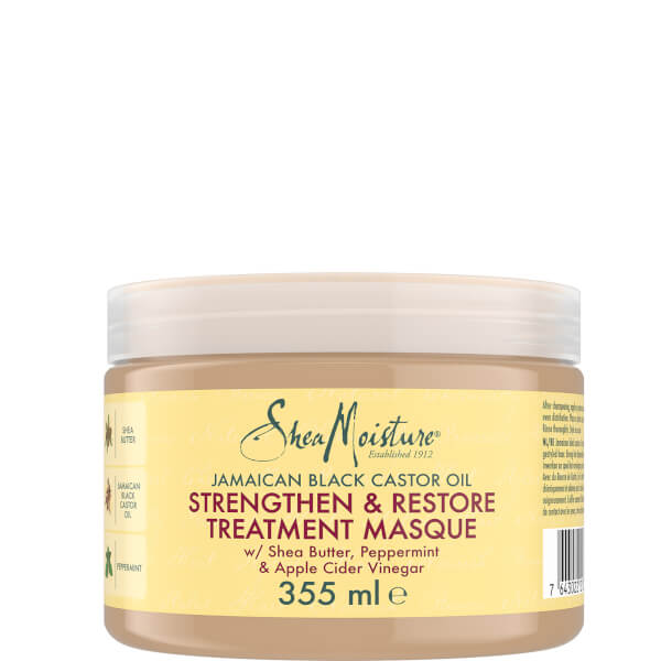 SheaMoisture Shea Moisture trattamento in maschera rinforzante e riparatrice all'olio di ricino nero giamaicano 340 g Novità
