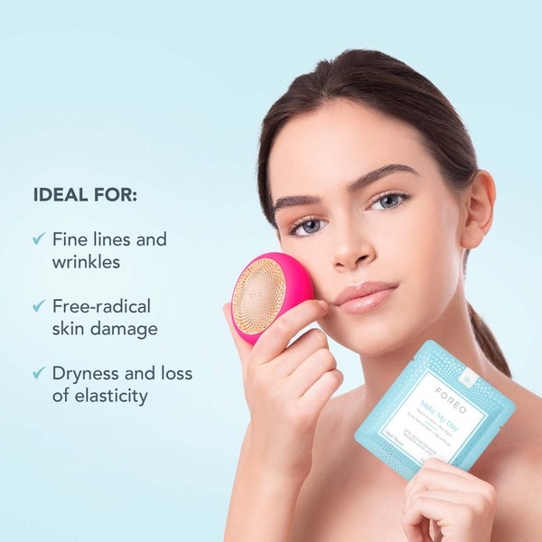 FOREO FOREO Make My Day UFO/UFO Mini Anti-Pollution and so Hydrating Face Mask (7 Pack) Vendita Calda