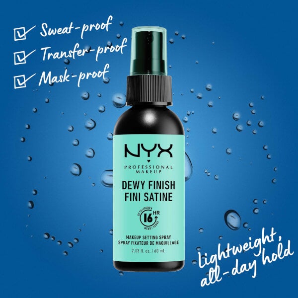 NYX Professional Makeup NYX Professional Makeup Make Up Setting Spray - Dewy Finish/Long Lasting Negozi Online