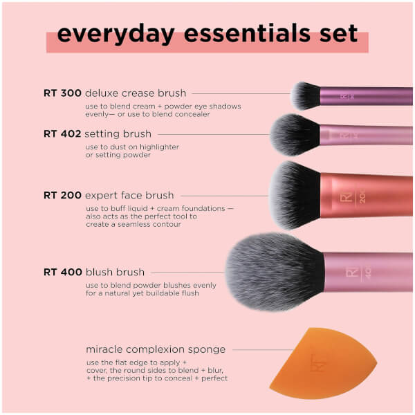 Real Techniques Real Techniques Everyday Essentials Presa