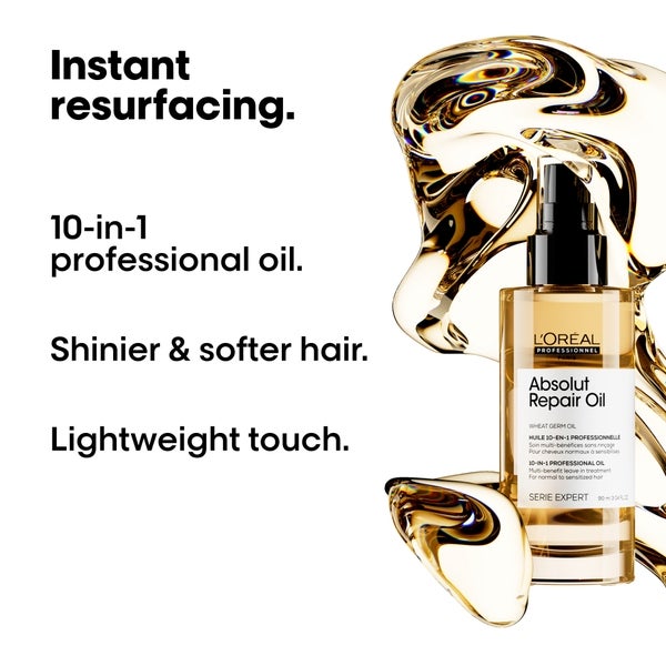 Lu0027Oréal Professionnel Olio Leave in Serie Expert Absolut Repair 10 in 1 for Dry and Damaged Hair L’Oréal Professionnel 90ml Lightning offer