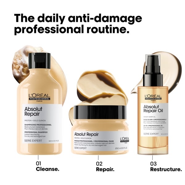 Lu0027Oréal Professionnel Olio Leave in Serie Expert Absolut Repair 10 in 1 for Dry and Damaged Hair L’Oréal Professionnel 90ml Lightning offer