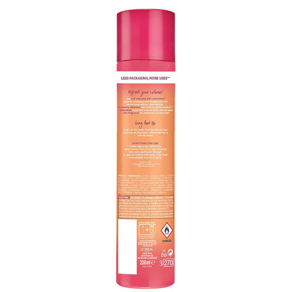 Lu0027Oréal Paris L'Oréal Paris Elvive Dream Lengths Air Volume Cleansing Dry Shampoo 150ml Qualità