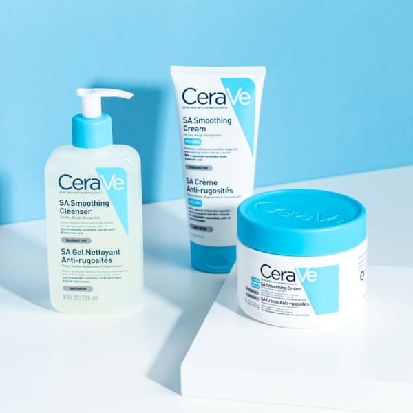 CeraVe CeraVe SA Smoothing Detergente con Acido Salicilico per Pelle Secca Ruvida & Irregolare Limitato a 3 giorni