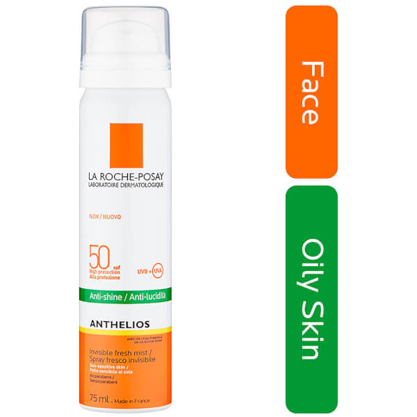 La Roche-Posay La Roche-Posay Anthelios Anti-Shine Sun Protection Invisible SPF50+ Face Mist 75ml Esporta salva