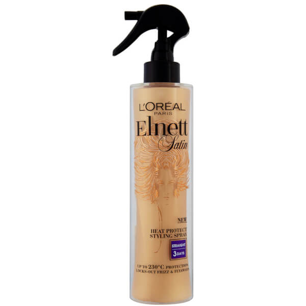 Lu0027Oréal Paris L'Oreal Paris Elnett Satin Heat Protect Spray - Straight (170ml) Shopping online
