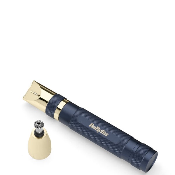 BaByliss BaByliss Super-X Metal Series Nose Ear and Eyebrow Trimmer - Blue Rilascio limitato
