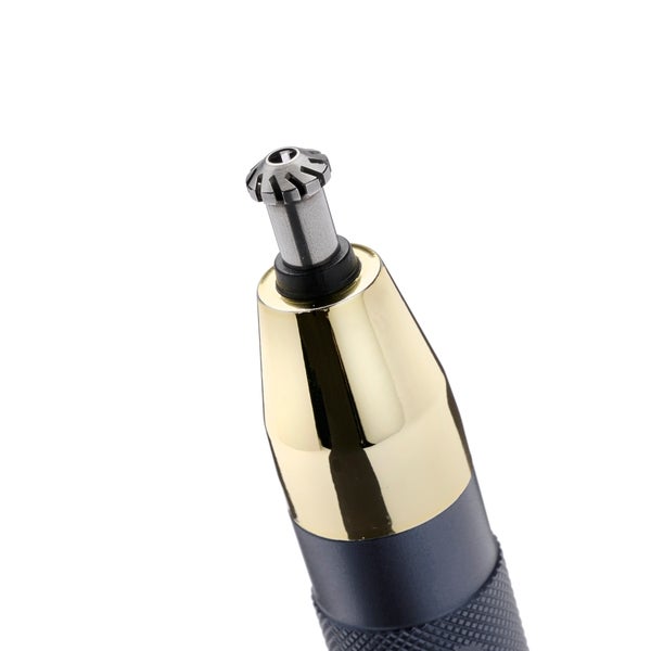 BaByliss BaByliss Super-X Metal Series Nose Ear and Eyebrow Trimmer - Blue Rilascio limitato