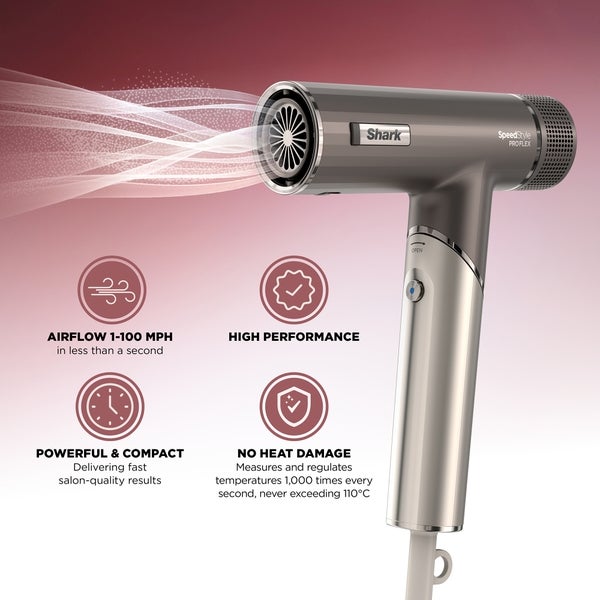 SHARK Shark Beauty SpeedStyle Pro FLEX 4-in-1 High-Velocity Hair Dryer System Latest stili