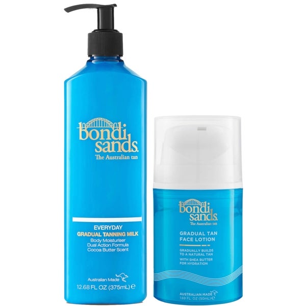 Bondi Sands Bondi Sands Gradual Tanning Milk and Gradual Tanning Face Lotion Duo Grandi sconti