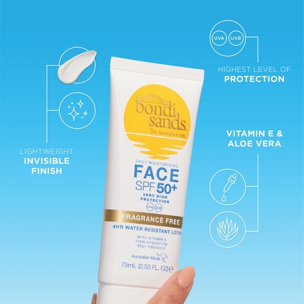Bondi Sands Bondi Sands Sunscreen Lotion SPF50+ - Face 75ml Promozione temporanea