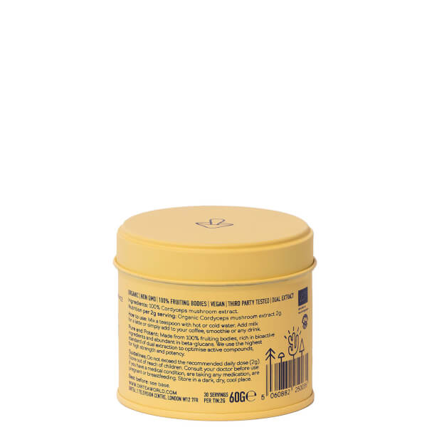 DIRTEA DIRTEA Cordyceps Powder - The Performance Mushroom 60g Qualità Garantita
