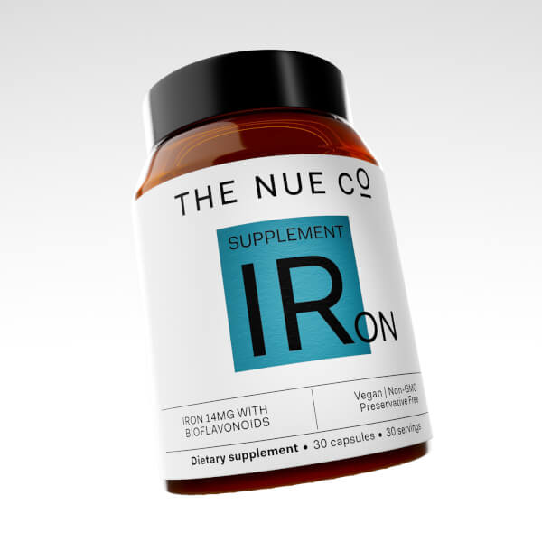 The Nue Co. The Nue Co. Iron Supplement To Reduce Tiredness (30 Capsules) Prezzo Ridotto