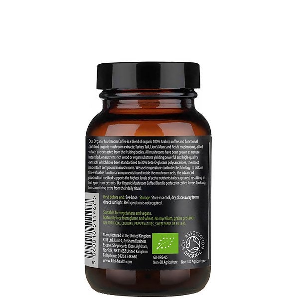 KIKI Health KIKI Health Organic Mushroom Extract Coffee Powder 75g In Vendita