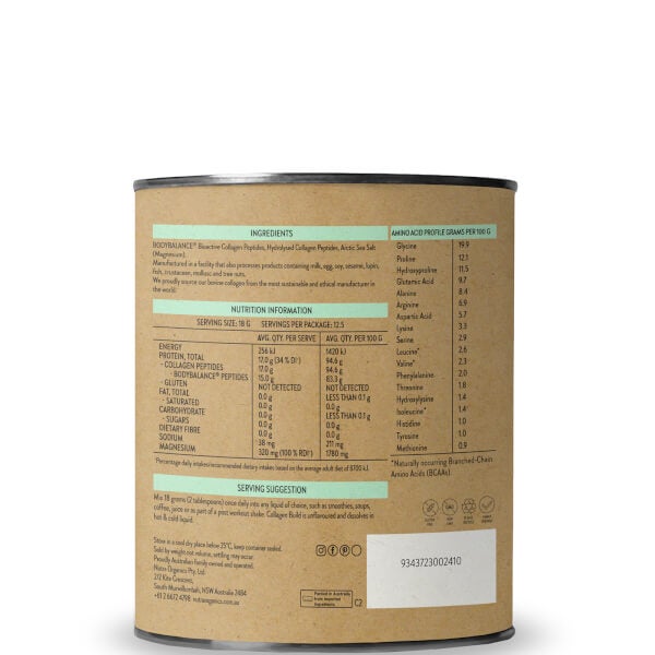 Nutra Organics Nutra Organics Collagen Build - Unflavoured 225g Vendita Economica