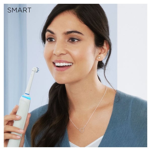 Oral-B Oral B Smart 6 - 6000N - White Electric Toothbrush Designed by Braun Esporta salva
