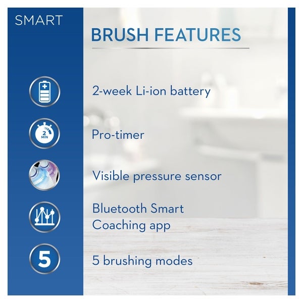 Oral-B Oral B Smart 6 - 6000N - Black Electric Toothbrush Designed by Braun Black Friday Prezzi