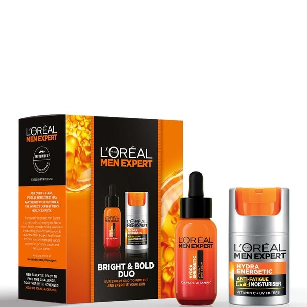 Lu0027Oréal Paris L'Oréal Paris Men Expert Bright and Bold Duo Gift Set For Him Grande vendita