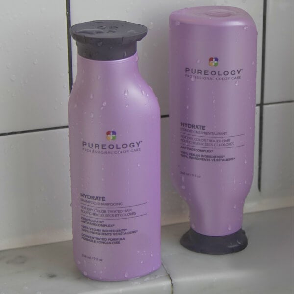 Pureology Pureology Hydrate Shampoo and Conditioner Moisturising Bundle for Dry Hair Sulphate Free for a Gentle Cleanse Bestseller