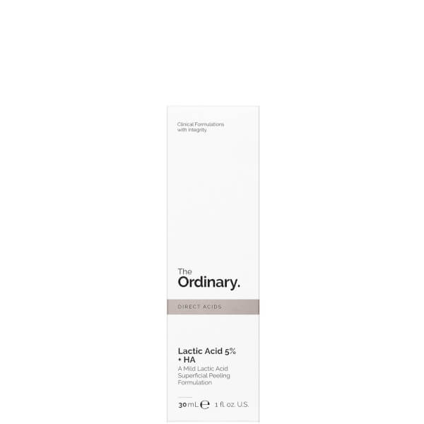 The Ordinary The Ordinary Lactic Acid 5% + HA 2% Superficial Peeling Formulation 30 ml Ultimo giorno