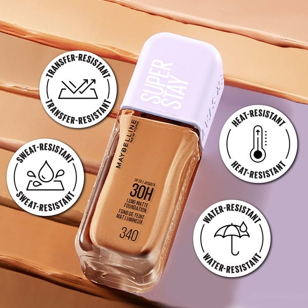 Maybelline Maybelline Super Stay up to 30H Lumi-Matte Foundation 35ml (Various Shades) Moda