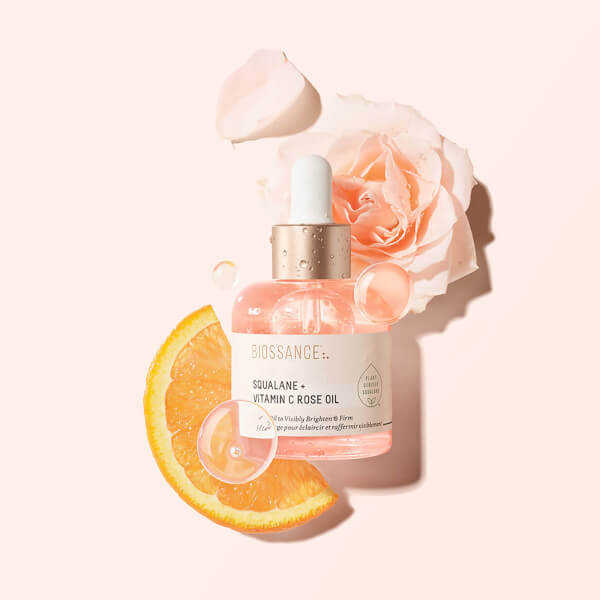 Biossance Biossance Squalane and Vitamin C Rose Oil 30ml Trasporto libero internazionale