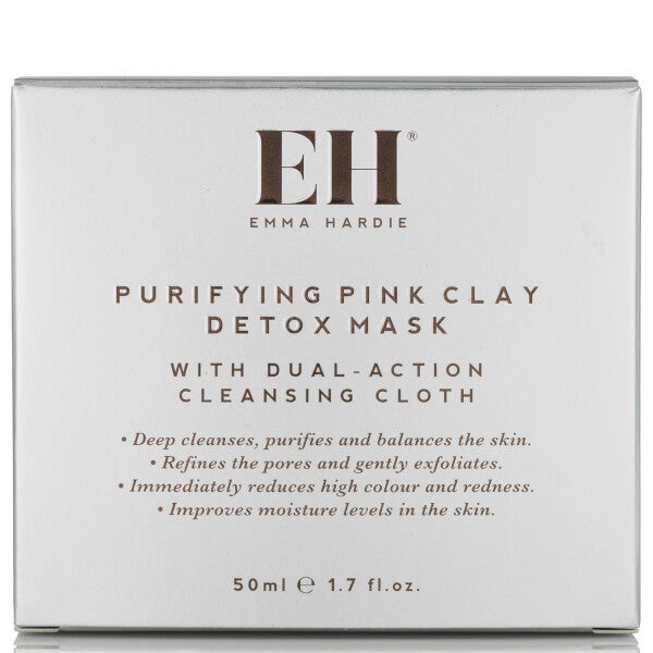 Emma Hardie Emma Hardie maschera purificante detox all'argilla rosa con panno detergente a doppia azione Fino Al -60%