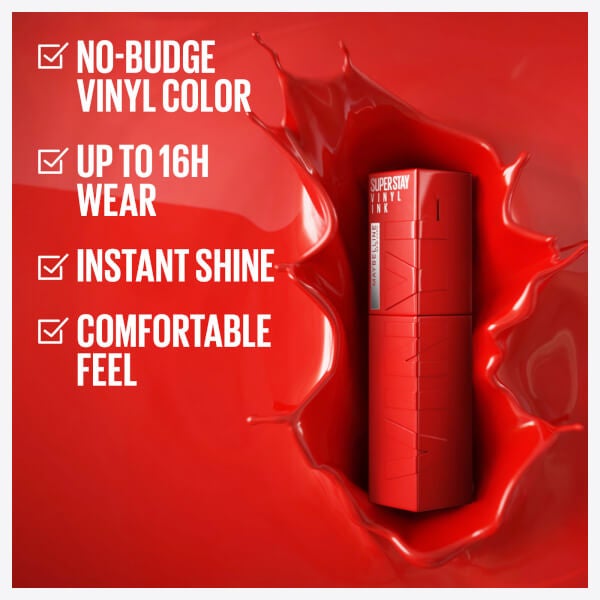 Maybelline Maybelline SuperStay Vinyl Ink Rossetto Liquido a Lunga Durata Finitura Lucida 47ml (Varie Tonalità) Online Outlet