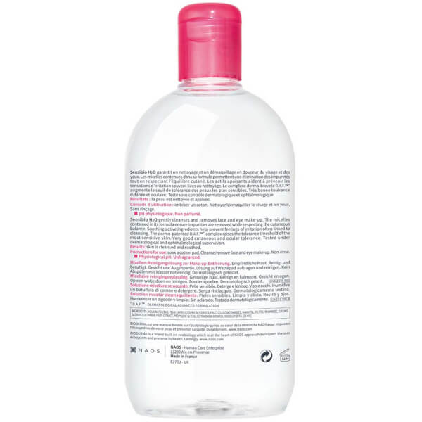 Bioderma Bioderma Sensibio H2O Acqua micellare detergente e struccante Pelle sensibile Offerte giornaliere